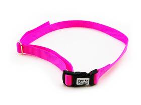 Sparky Pet Co 11277296 Dog Fence Receiver Heavy Duty 3/4 Inch Solid No Hole Nylon Replacement Strap Neon
