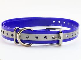 Sparky Pet Co 4334749770 Replacement 3/4 Inch Reflective Blue Strap For All E Collar Systems