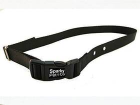 4346804249 Sparky Pet Co 3/4 Inch Nylon 2 H 1 5/8 Replacement Strap Invisible Fence In Ground Systems Black