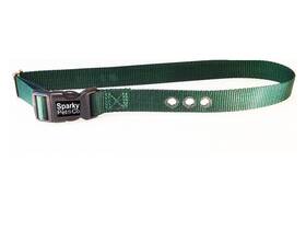 Sparky Pet Co 643845790615 1 Inch Stubborn Dog Replacement Collar Compatible With All E-collar Systems Green