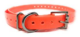 Sparky Pet Co 647369524374 3/4 Inch Receiver Replacement Strap Neon Orange Roller Buckle Works With E