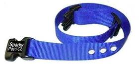 Sparky Pet Co Us-ot-1-blue Heavy Duty 1 Inch 3 Hole Replacement Collar For All Compatible Bark