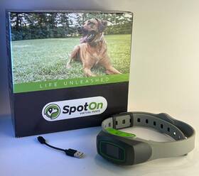 Spot On Vsf-000-1 Spoton Virtual Fence Gps Dog Smart Collar Size Large Portable Tested
