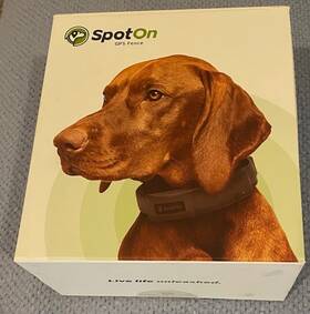 Sla-000-sa Spoton Gps Fence Dog Collar Size S/n 8890
