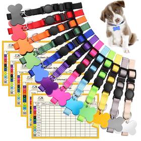 Stpiatue Stp20200501 Upgraded Puppy Collars For Litter Id Whelping Supplies Soft Nyl