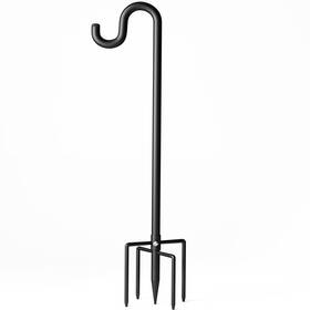 Surprizo Ug-48hook-1p 46 Inch Shepherds Hooks For Outdoor Extra Thick Bird Feeder Pole With 5 Prong Ba