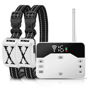 Teqhome 717971944553 Wireless Dog Fence 2-in-1 Electric System For 2 Dogs With Training