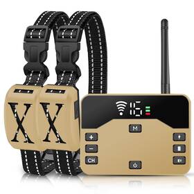 Teqhome 730056097739 Wireless Dog Fence 2-in-1 Electric System For 2 Dogs With Training