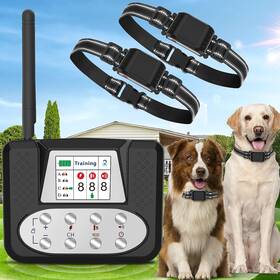Tlktl Tif001 Wireless Dog Fence System For 2 Dogs Electric With Lcd Screen Adj