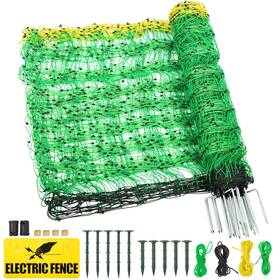 Tmee Jd-ef126 Electric Fence Netting Livestock Fencing For Goat With 14 Posts Double S