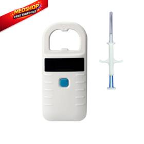 Tqsbeyah Ms-1000 Pet Microchip Scanner Rechargeable Bluetooth Dog Small White