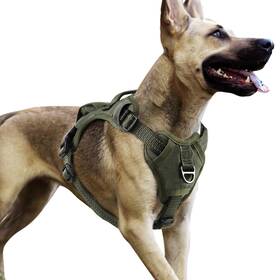 Amzs191x Tuxtoox No Pull Dog Harness Medium Sized For Service Easy Walk Training - Adjus