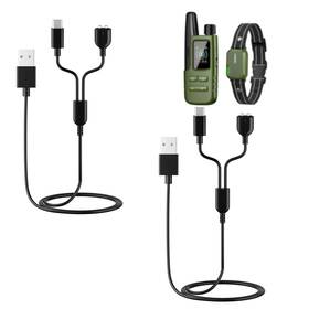 Txwlliu 719645904719 2-pack Dog Shock Collar Charger Cord Replacement For Jugbow Training