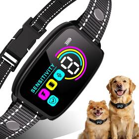 Ufaclik 717956663745 Dog Bark Collar For Large Medium Small Dogs Smart Anti Barking Device With 3