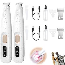 Ugdurwp Cyx002 2set 2025 Upgraded Dog Paw Trimmer With Led Light Electric For Pa