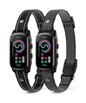 Ujyoiiy Pl40 Bark Collar 2 Pack Dog For Large Medium Small Dogs Rechargeable
