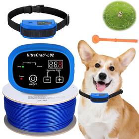 Ultracrab 716032211313 Basic In-ground Pet Fence - Underground Dog System Electric