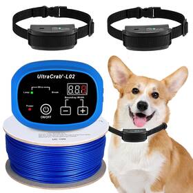 Ultracrab 738066648538 Ultrcrab Basic In-ground Pet Fence - Underground Electric 2 Dog Electr
