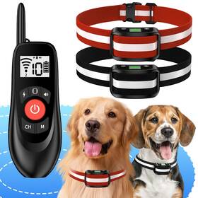 Vividvista Du-qfvc-kfh4 Wireless Dog Fence 2-in-1 System - Adjustable Electric Pet Containment Up To