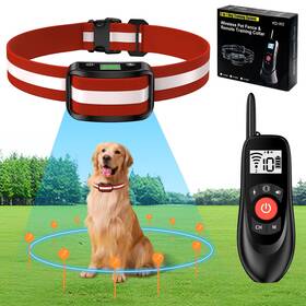Vividvista Rl-uty5-n8ba Wireless Dog Fence 2-in-1 System - Adjustable Electric Pet Containment Up To