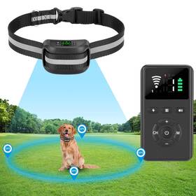 Voistino Voist662a 2 In 1 Gps Wireless Dog Fence With Remote Training Radius From 33 Yards To 1