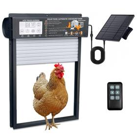 Vuebee Xr-jm001 Automatic Chicken Coop Door Solar Powered With Timer And Light Sensor Motion S