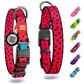 Waudog 760412551100 Nylon Dog Collar - Adjustable For Large Dogs Small And Medium