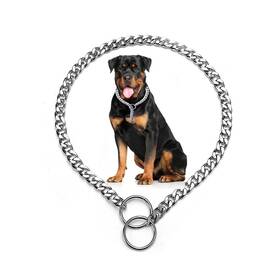 Weimostar Xzc221 Silver Dog Chain Collar For Large Dogs Slip P Heavy Duty Martingale T