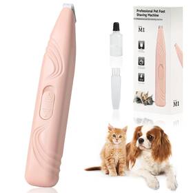 Wikloo 727198874267 Dog Paw Trimmers Cat Clippers Low Noise Cordless Electric Mini Pet Clipp