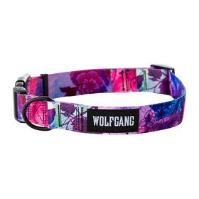 Wolfgang Man & Beast 888999534313 Heavy Duty Adjustable Wide Venture Dog Collar With Quick Release Ny