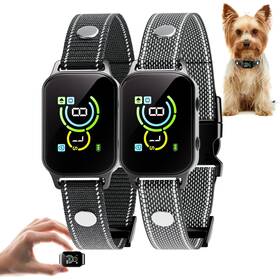 Xhep Wh-ns01 Dog Bark Collar 2 Pack No Shock Rechargeable Smart Barking For Small M