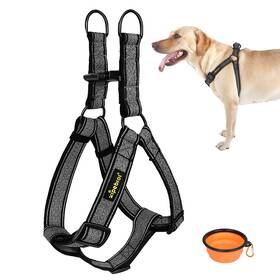 Xipebros 765323530954 No Pull Dog Harness With Reflective Adjustable Stops Pets From Pulling And Ch