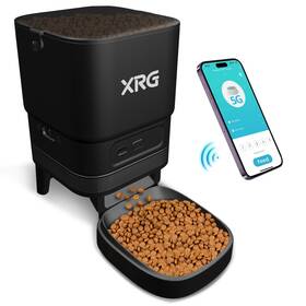 Xrg Hypf-13-5gwb Automatic Cat Feeder 5g Wifi Dog Double Anti-blocking A