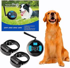 Yancen 07-wdf01-2cr Wireless Dog Fence Upgraded Pet Electric Containment System Adjustable