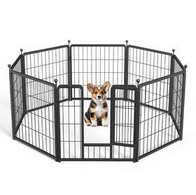 Yssoa 840166288344 Dog Playpen Indoor Puppy Outdoor For Yard Camping Rv