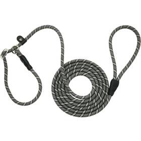 Yucforen 972480547389 10ft / 20ft Long Slip Lead Dog Leash 3/8 Inch Thick Nylon Reflective Rope No-pul