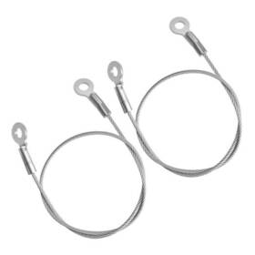 Yuechuan Yueyhchuan370 2 Pcs Hood Stay Stop Control Cable Set Compatible With 2008-2017 Freightliner