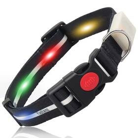 Yushang 793849967459 Led Dog Collar Waterproof Design Rechargeable