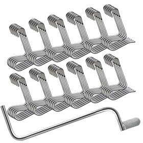 Yuucoo 796647262429 60 Pcs 6mm Fence Wire Tightener With Tighteners Handle Tensioner
