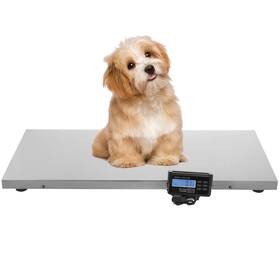 Zerneil Hg-hjwjl-1590 660lbs Large Platform Digital Floor Scale Portable Postal Animal Vet Pet Sca