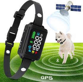Zzwd 726084870413 Gps Wireless Dog Fence Rechargeable Electric Collar Adjustable