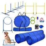 Dog Agility Training Kit Equipment Pets Obstacle Course Outdoor Garden. Fixed Price $79.73.