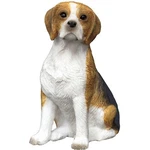 Sandicast Sculpture, Small Size, Multicolor Beagle - Sitting. Fixed Price $23.60.