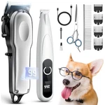 Papmini Dog Grooming Kit With Paw Trimmer For Heavy Thick Hair, Low Noise. Fixed Price $68.95.