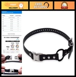 3/4" Quick Snap Bungee Dog Training Collar Strap Trim-to-fit 33" Biothane, Bla. Fixed Price $38.99.