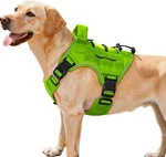 Heavy-duty Tactical Harness For Large Dogs No-pull, Reflective, Molle, Wil. Fixed Price $31.48.