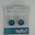 Petcare Rfid Collar Tags Pair COL001 Compatible Sureflap Surefeed Felaqua. Fixed Price $24.00.