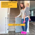 Retractable Baby Gates, Dog Stairs. 33 Tall 55 Wide. Fixed Price $38.00.