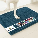 Muddy Mat Microfiber Chenille 60X48 Atlantic Blue. Fixed Price $179.99.