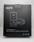 Bhcey Wireless Dog Fence, Electric System, Shock Training Collar. Fixed Price $64.99.